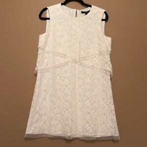 BCBGMAXAZRIA “Amelie” White Lace Dress - Size M - NWT